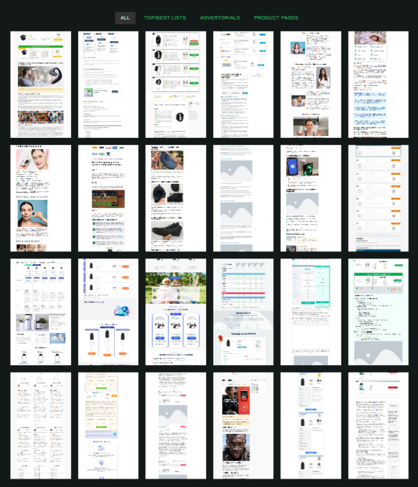 Affiliate Landing Page Vault